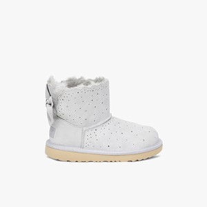 Ugg Mini Bailey Bow II Starry Lite Klassiska Stövlar Barn Vita (973425QGE)